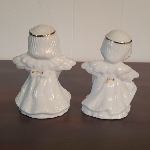 Set of 2 Vintage Porcelain Angel Bells - Picture 5 of 11
